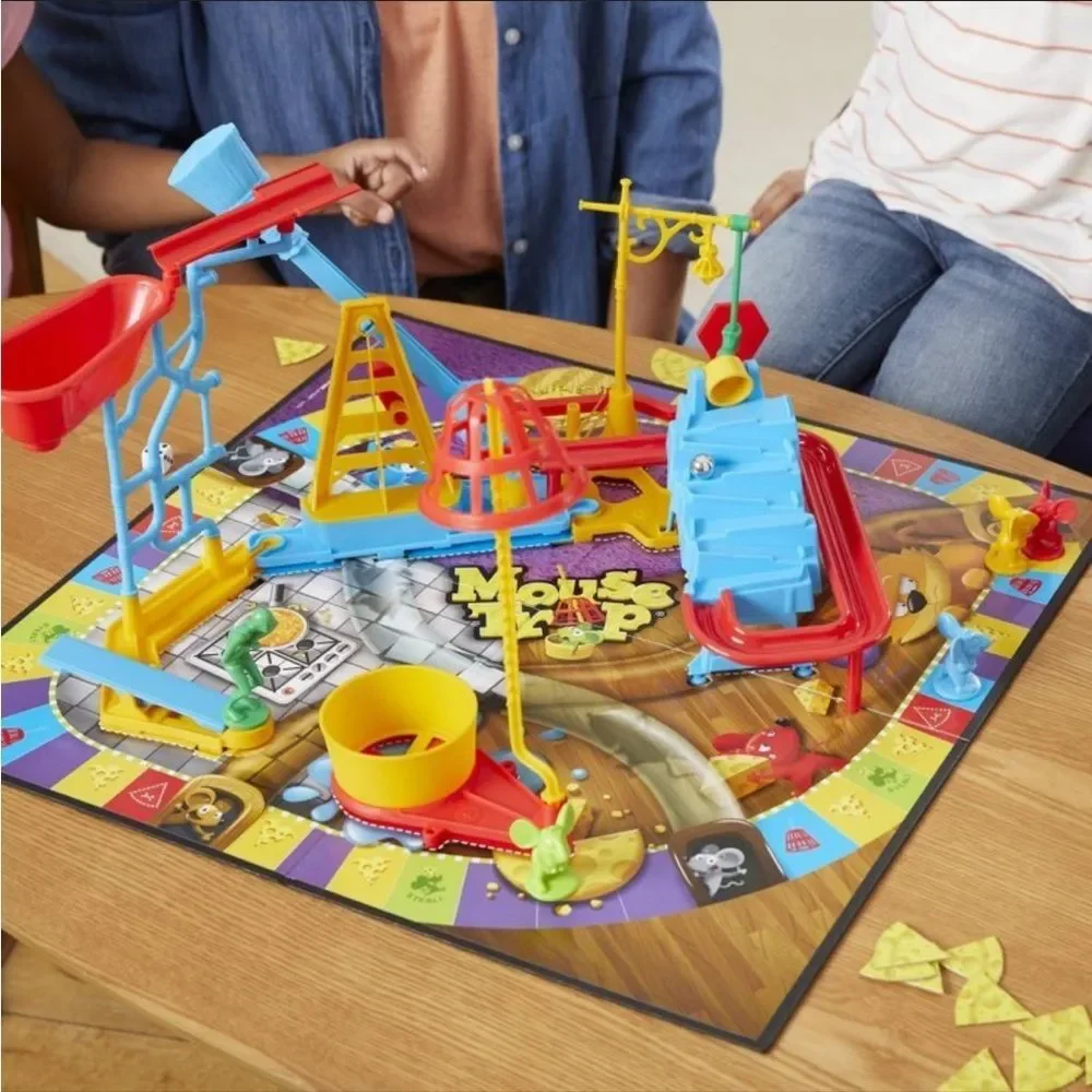 Hasbro Gaming Mouse Trap Board Game, Kids Ages 6  Kids Game Mouse Trap Board